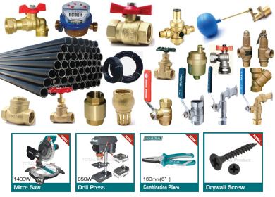 Plumbing fittings and valves